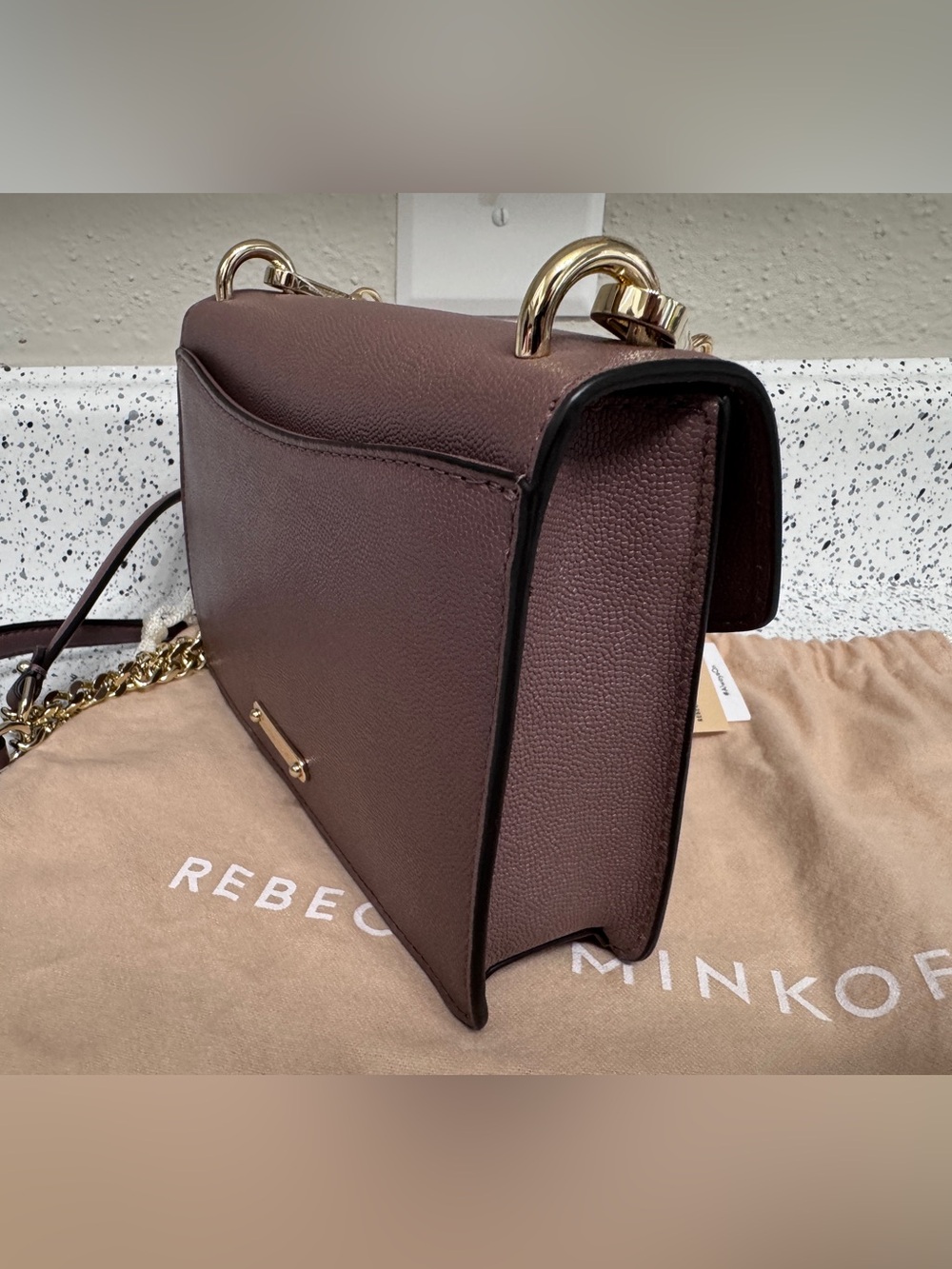 Rebecca Minkoff Jean Xbody Shoulder Bag Mink - Picture 11 of 16